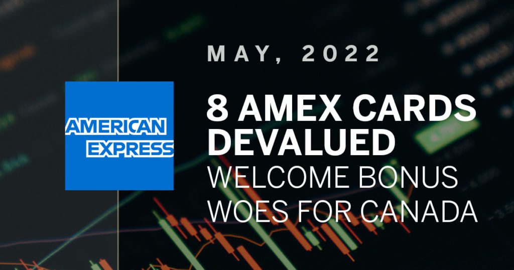 Amex Canada - May 2022 Welcome Bonuses Devalued