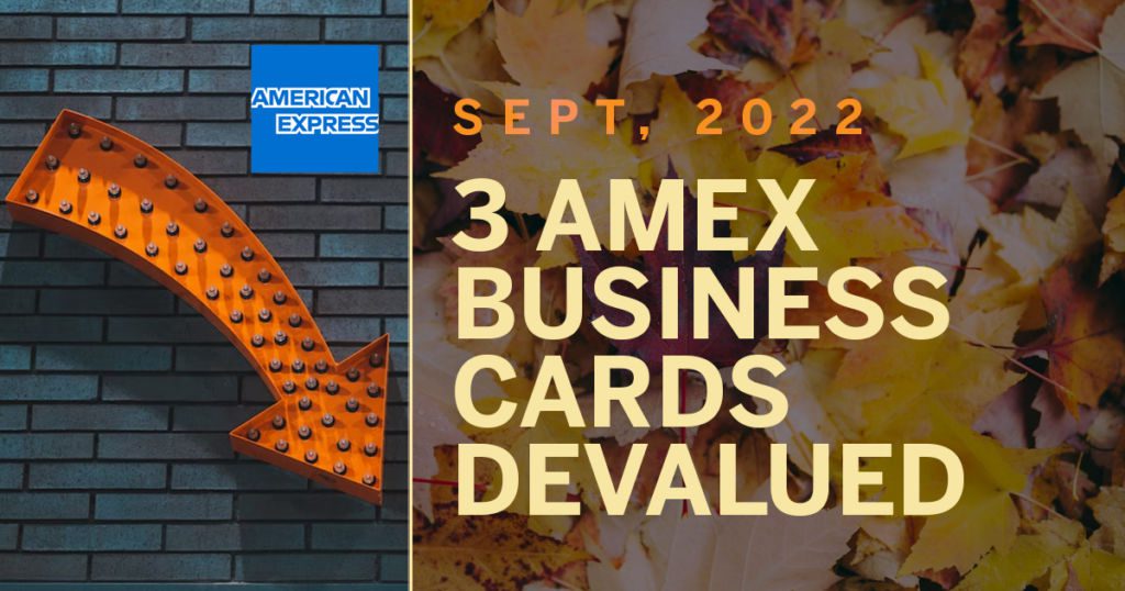 3 Amex Canada Business Cards Devalued for September, 2022