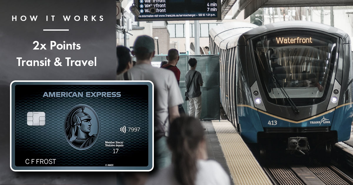 Amex Cobalt: 2x Points on Transit and Travel: How it Works