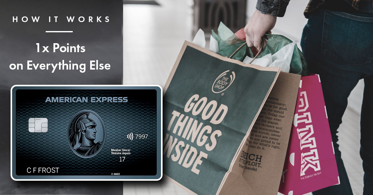 Amex Cobalt - Earn 1x Points on Everything Else, General Merchandise