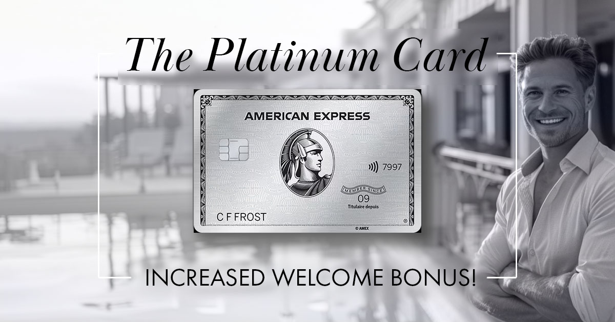 Amex Platinum Canada Increased Welcome Bonus for November, 2024