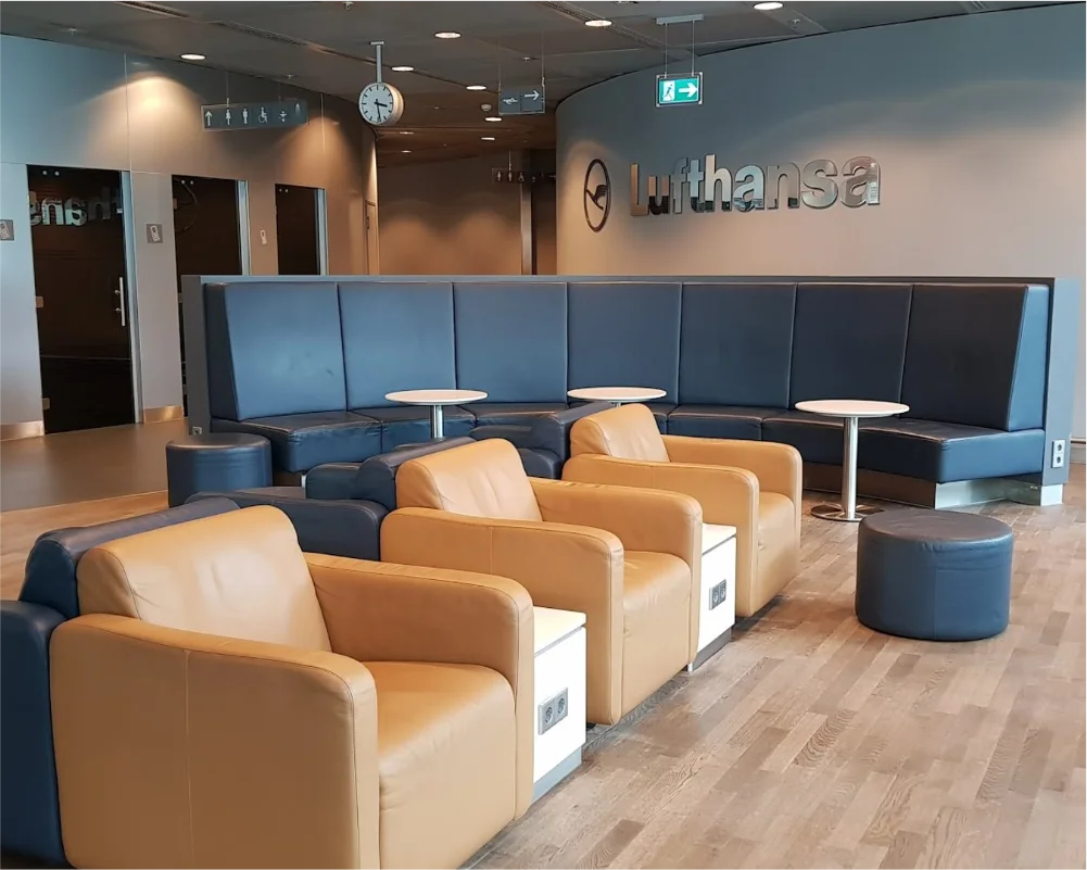 Lufthansa Business Lounge Frankfurt (FRA), available when Canadian Platinum cardmembers fly with the Lufthansa Group on eligible fares.