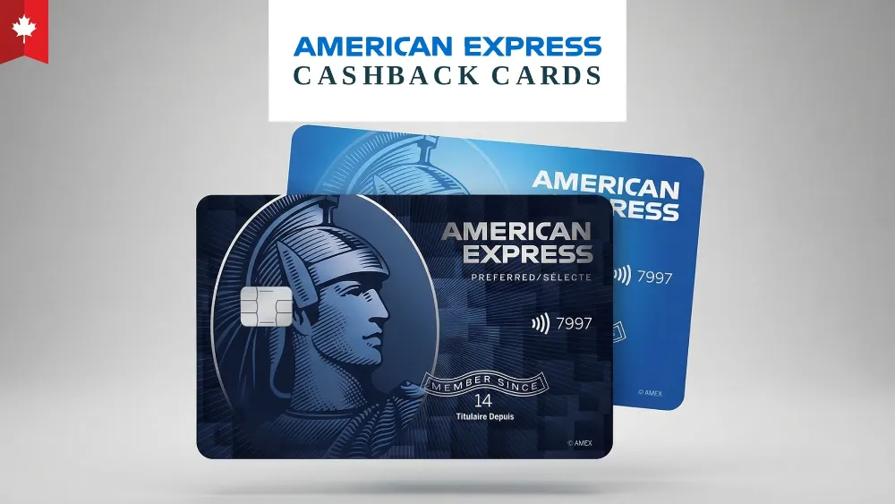 American Express cashback credit cards in Canada including SimplyCash Preferred and SimplyCash Card