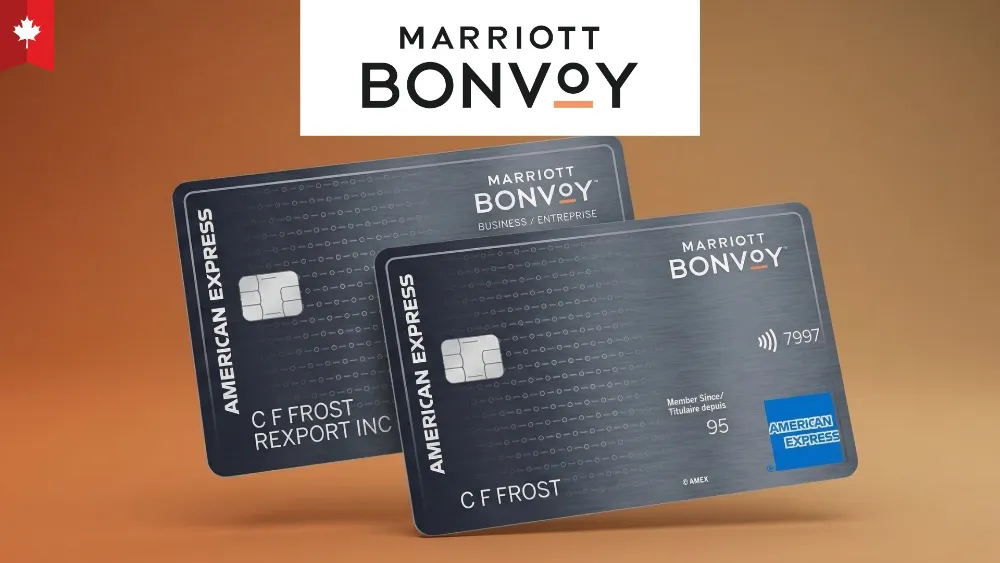 American Express Marriott Bonvoy credit cards in Canada earning Bonvoy points for hotel stays