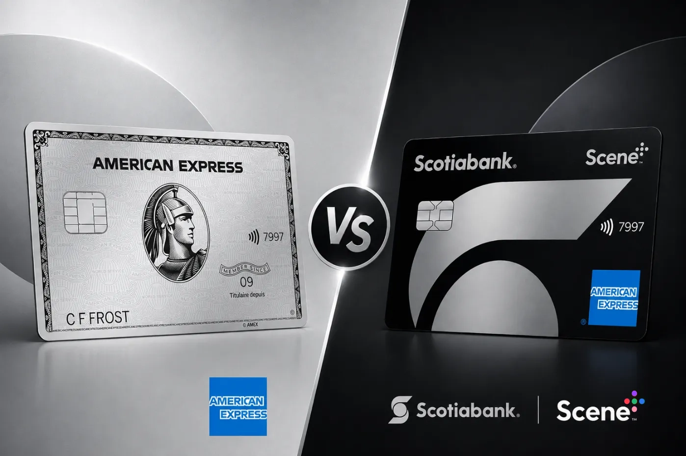 Compare Scotiabank Amex Platinum vs Amex Platinum in Canada